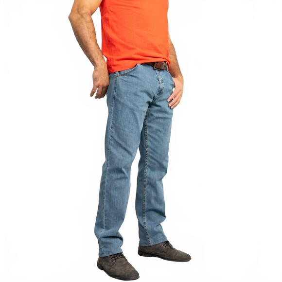 NEW DEARBORN DENIM boot cut jeans in light wash
